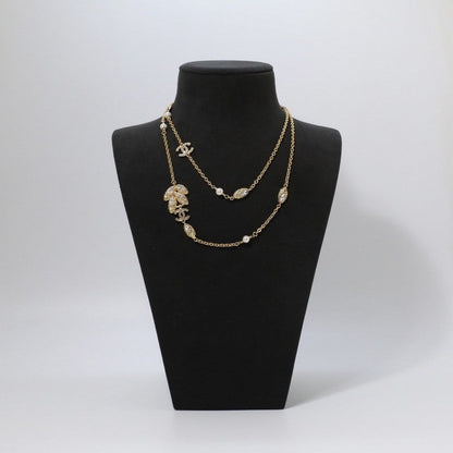 CC Vintage Crystal Long Necklace