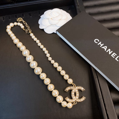CC 100th Anniversary Fuax Pearl Necklace