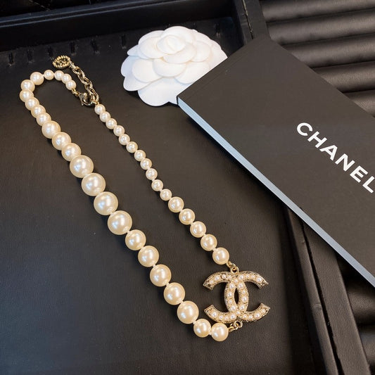 CC 100th Anniversary Fuax Pearl Necklace