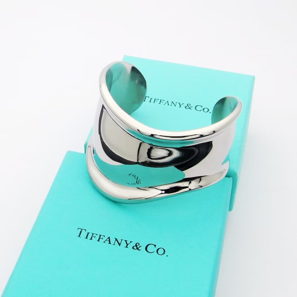 Tiffany Elsa Peretti Small Bone Cuff Bracelet