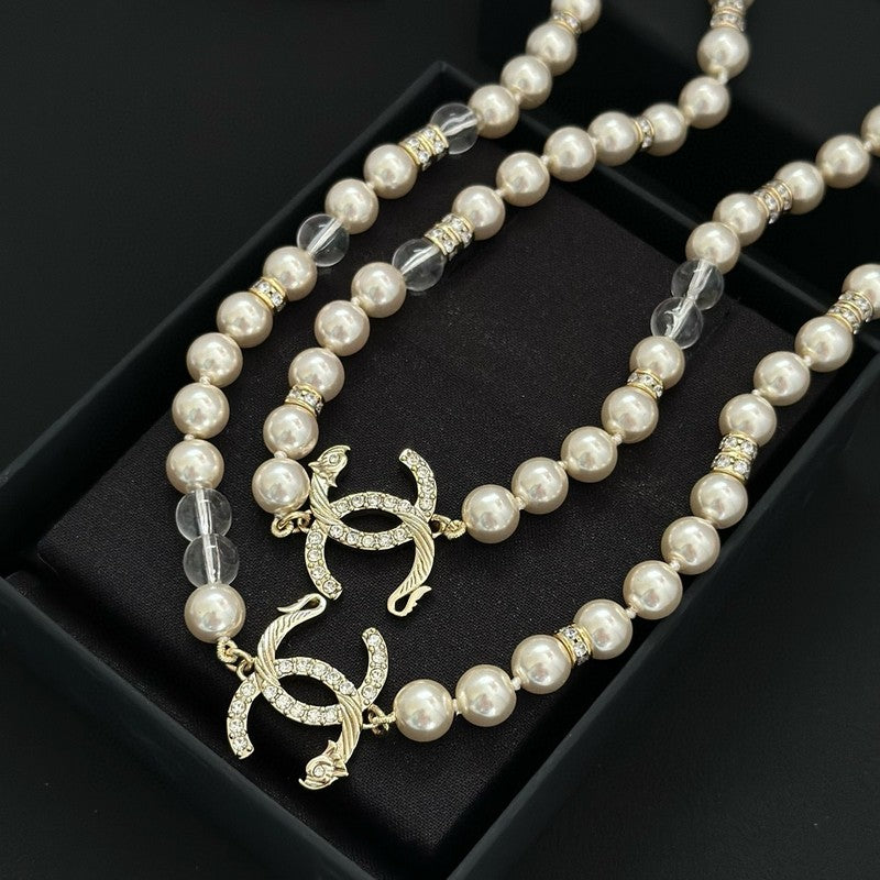 CC Classic Pearls Long Necklace