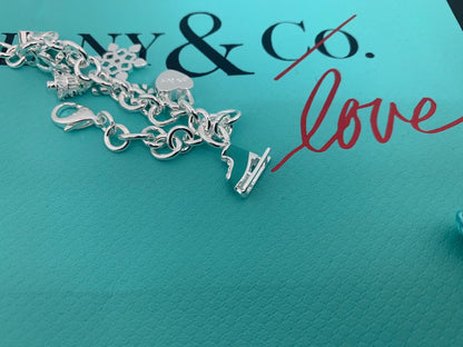 Tiff Christmas Tag Bracelet