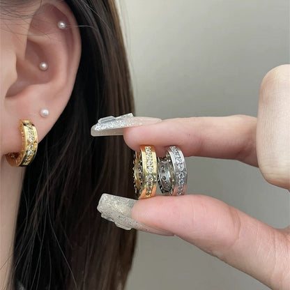 BVLG Diamond Gold Earring