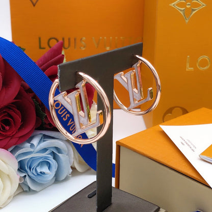 Louis Louise Hoop Pearls Earrings