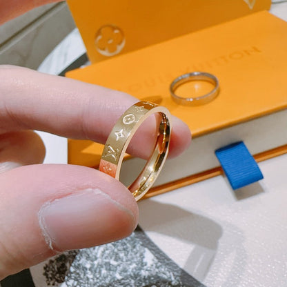 Louis Instinct Set of Two Gold Rings