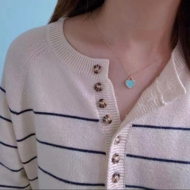 Tiff Heart Necklace