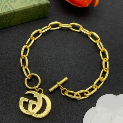 GG Interlocking G Gold Chain Bracelet