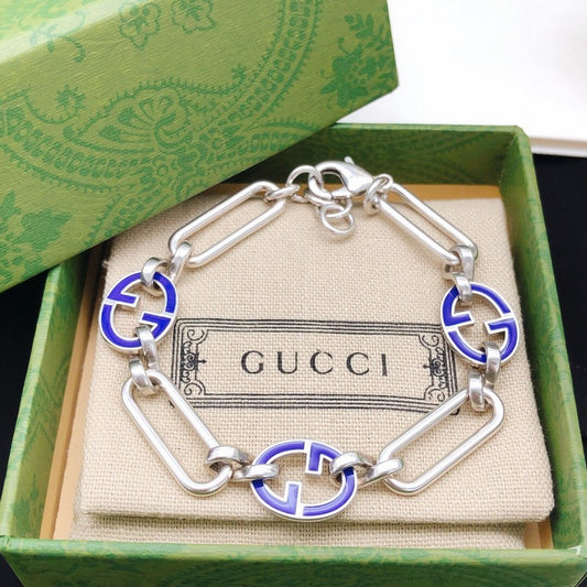 GG Blue Gold Bracelet