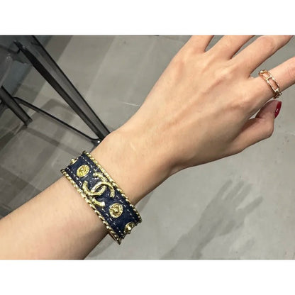 CC Denim Blue Gold Bracelet