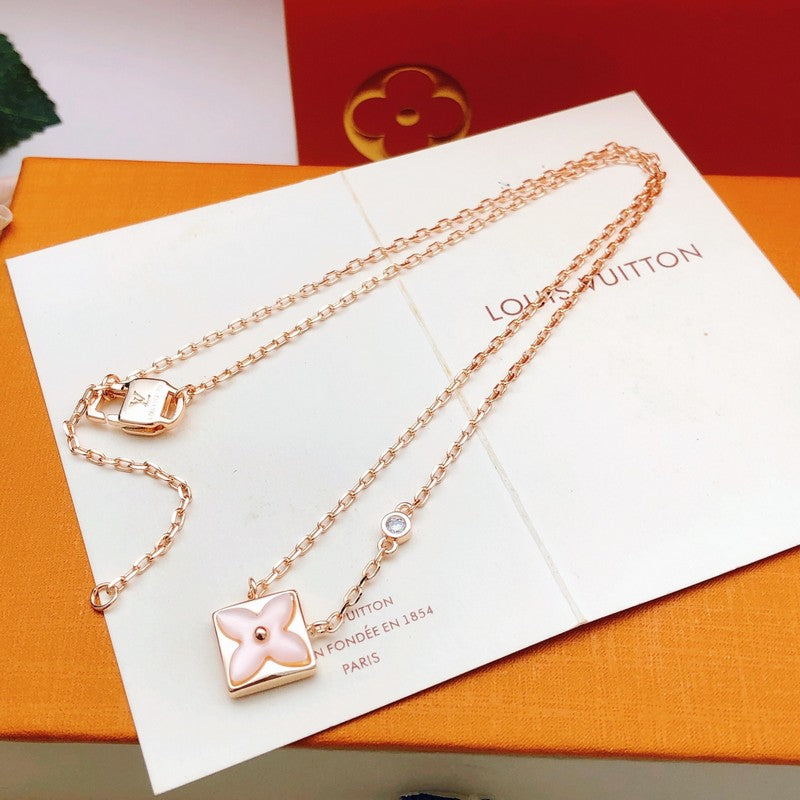 Louis Pink Blossom Necklace
