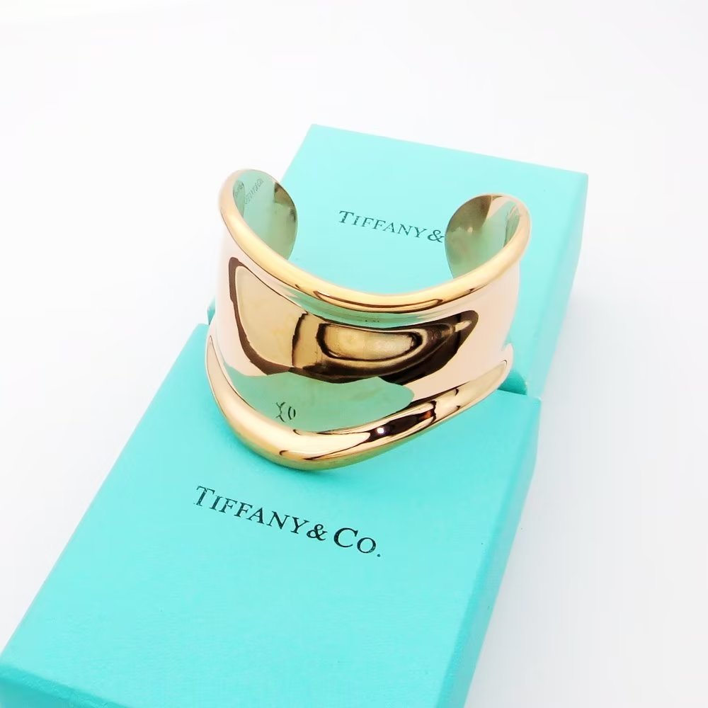 Tiffany Elsa Peretti Small Bone Cuff Bracelet