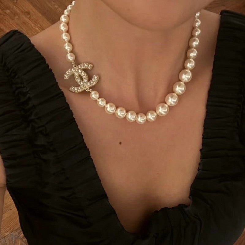 CC 100th Anniversary Fuax Pearl Necklace