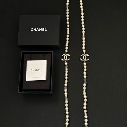 CC Classic Pearls Long Necklace