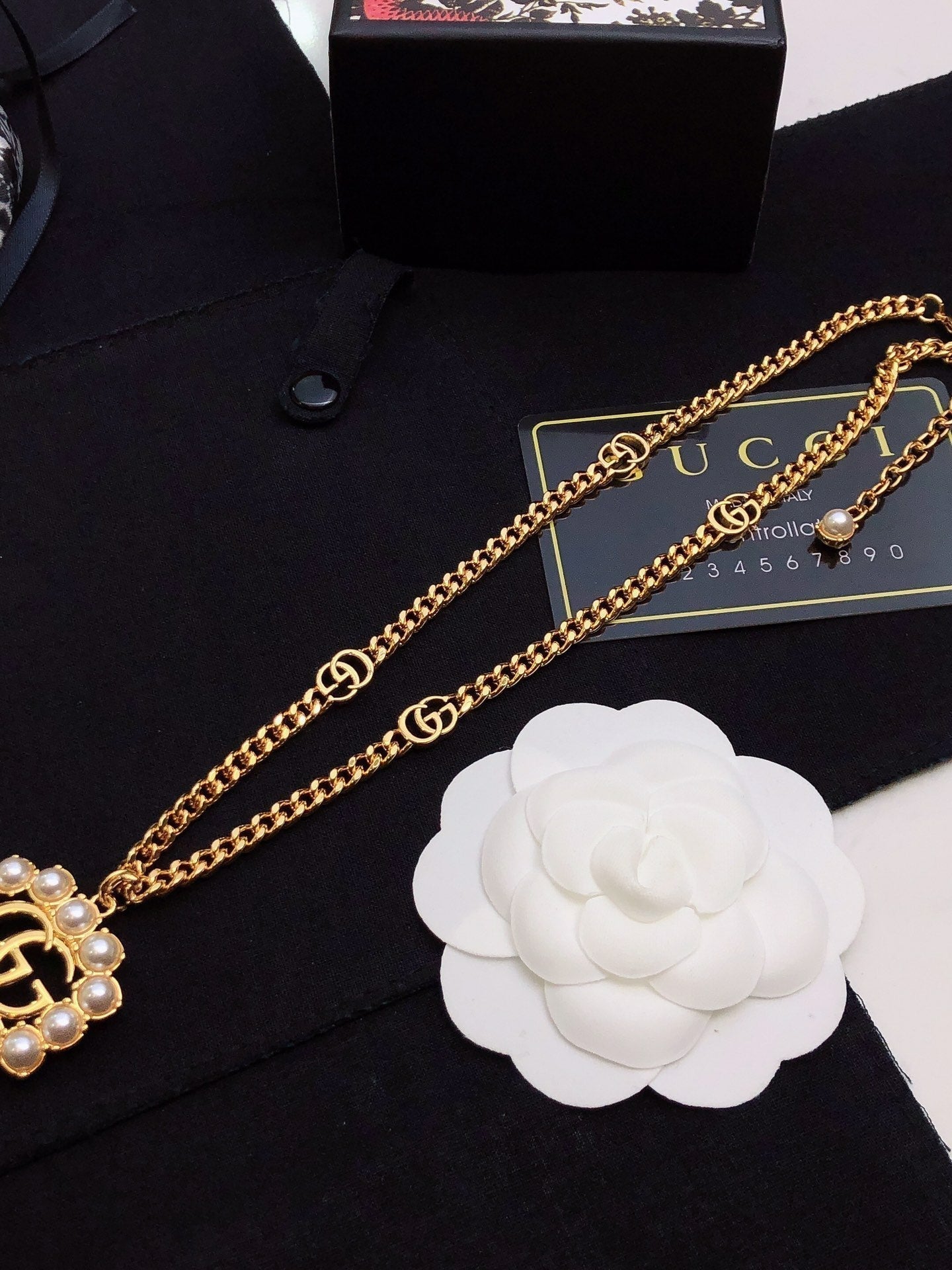 GG Pearl GG Necklace