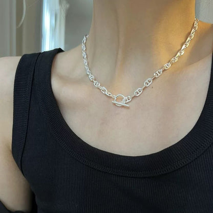 Herm Cache Coeur Chain Gold Necklace