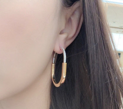 Tiff Lock Diamond Earrings