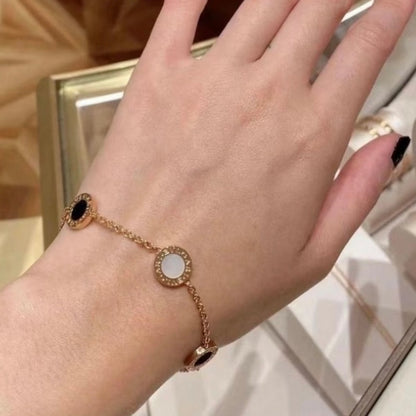 BVLG White Gold Bracelet