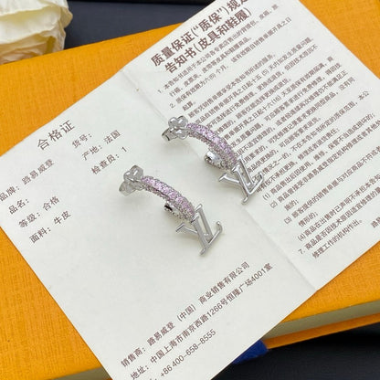 Louis Iconic Diamond Long Earrings