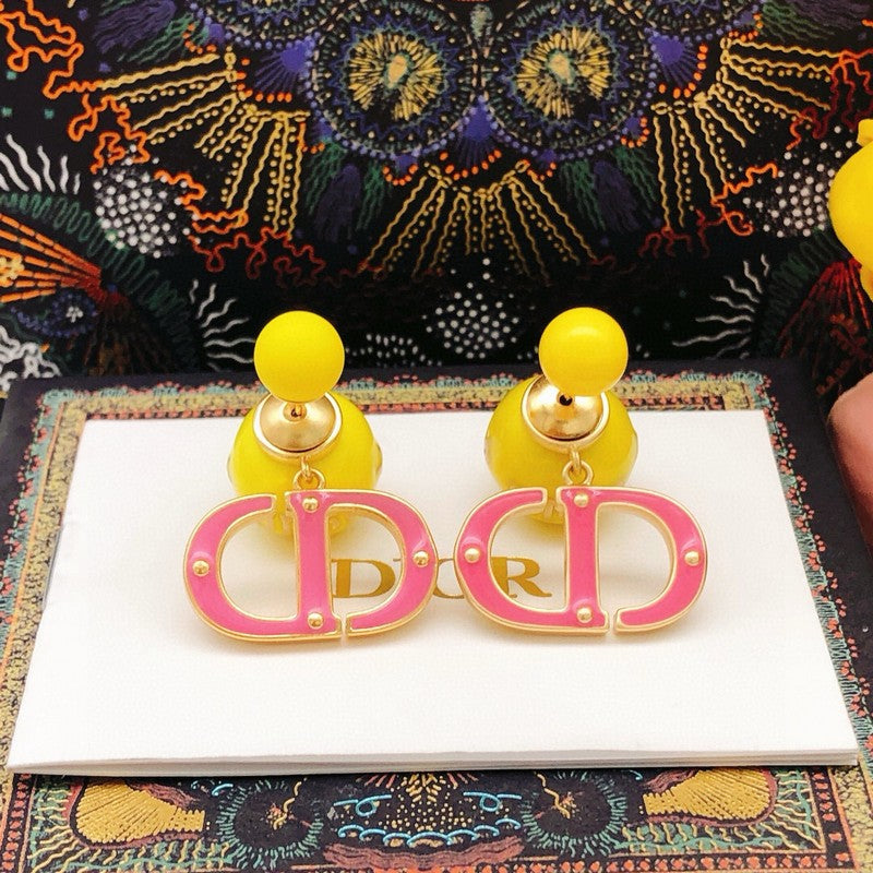 CD Tribales Pink Earrings
