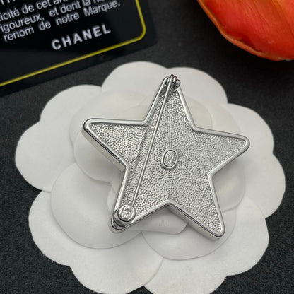 CC Star Gold Brooch