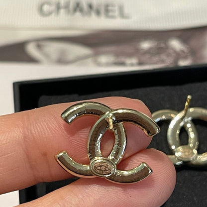 CC 26C Black Gold Diamond Earrings