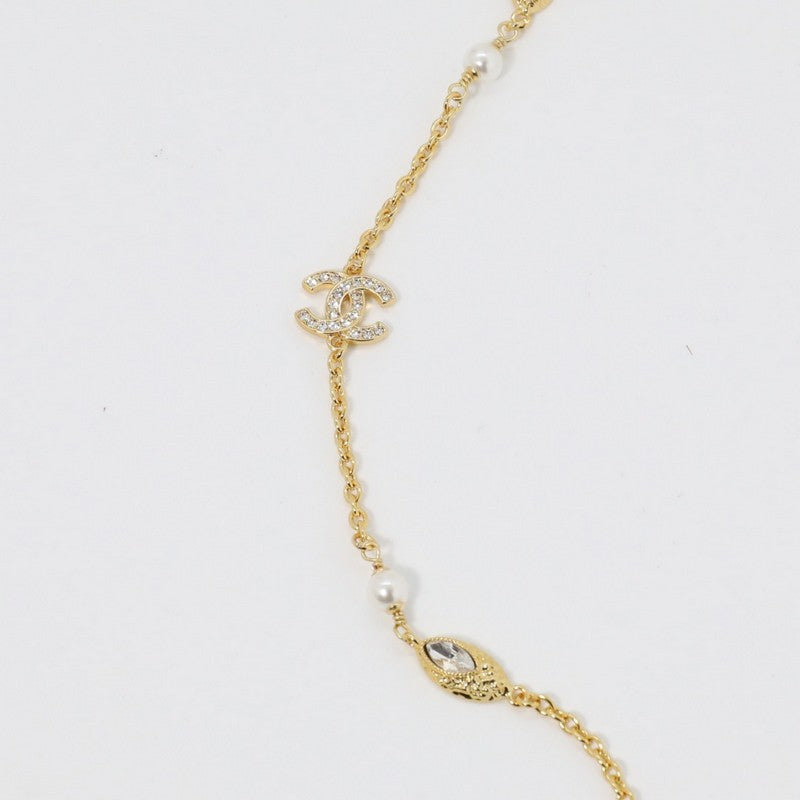 CC Vintage Crystal Long Necklace