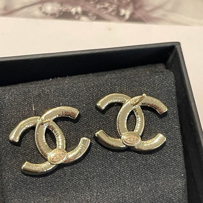 CC 26C Black Gold Diamond Earrings