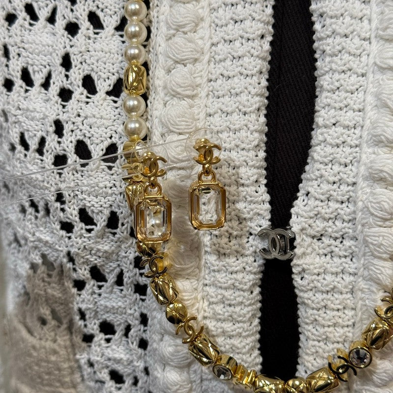 CC 26P Crystal Gold Earrings