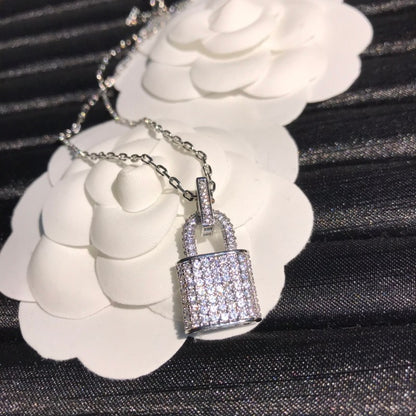 Louis Diamond Lock Earrings