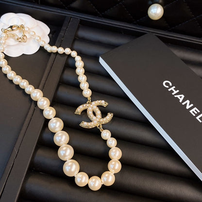 CC 100th Anniversary Fuax Pearl Necklace