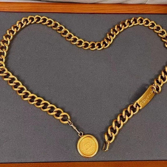 CC Gold Vintage Necklace