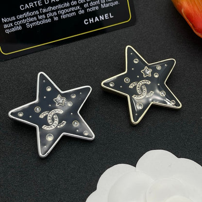 CC Star Gold Brooch