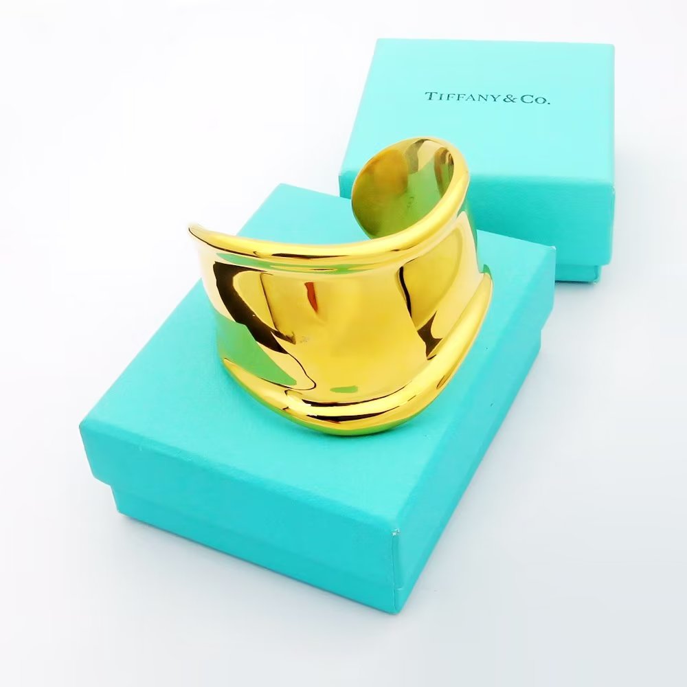 Tiffany Elsa Peretti Small Bone Cuff Bracelet