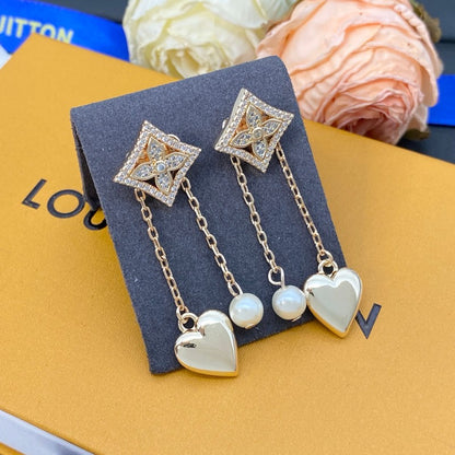 Louis Color Blossom Long Earrings