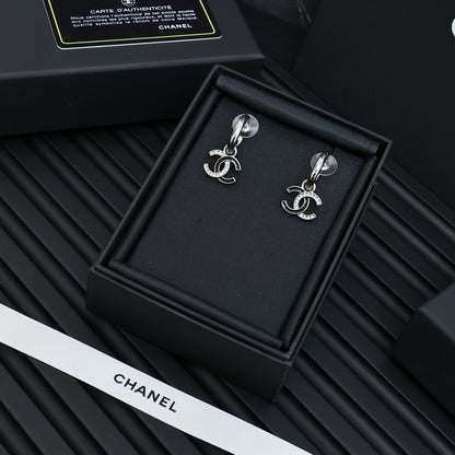 CC 25S Black Gold Diamond Earrings