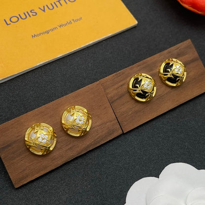 Louis Black & White Pearl Earrings