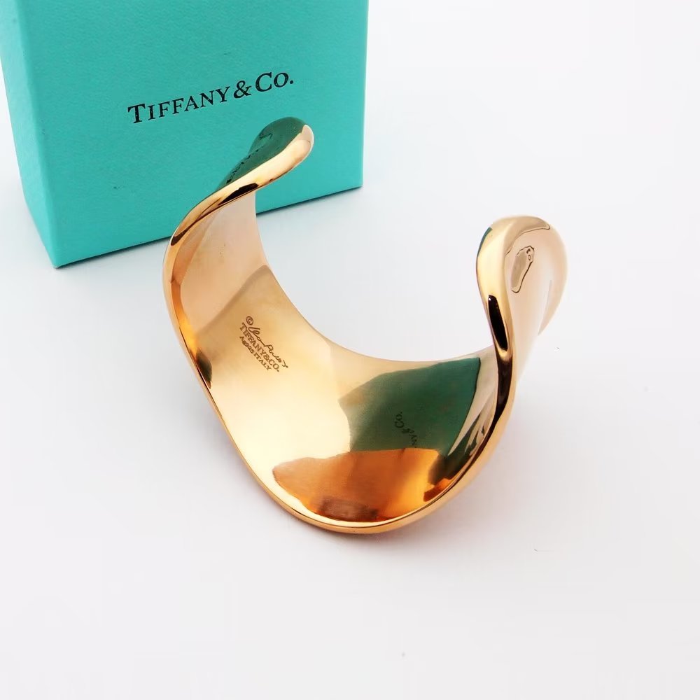 Tiffany Elsa Peretti Small Bone Cuff Bracelet