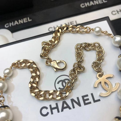 CC 24B Black & White Pearl Necklace
