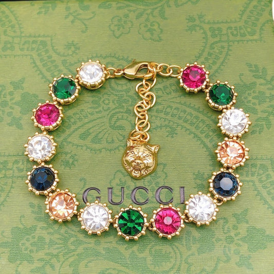 GG Color Crystal Tiger Bracelet